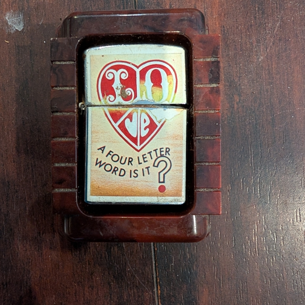 Vintage Penguin Lighter Love A Four Letter Word Is It?